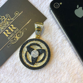 Solid 925 Silver Yellow Gold 